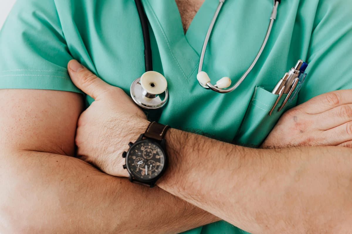 International healthcare professionals learning Spanish for medical business expansion